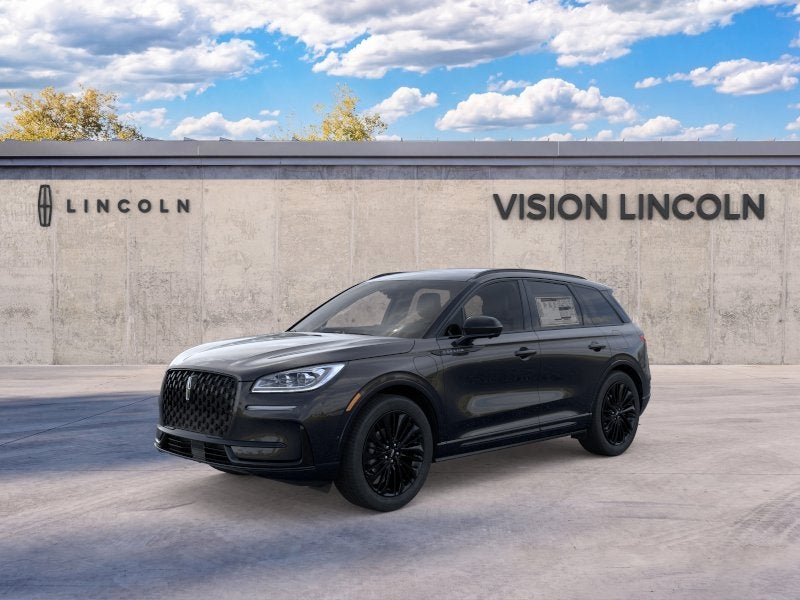 2025 Lincoln Corsair Grand Touring in Infinite Black — front three-quarter view